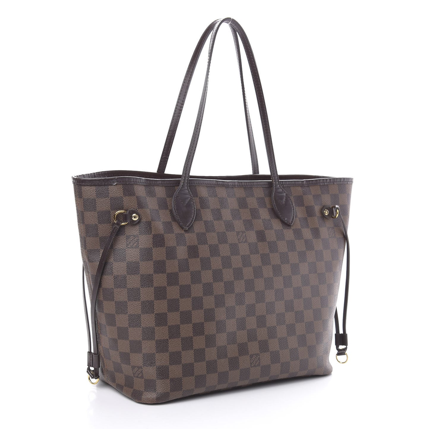 Damier Ebene Neo Neverfull MM Rose Ballerine