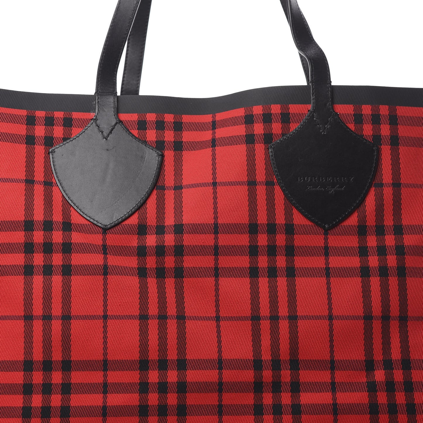 Vintage Check Extra Large The Giant Reversible Tote Blue Red