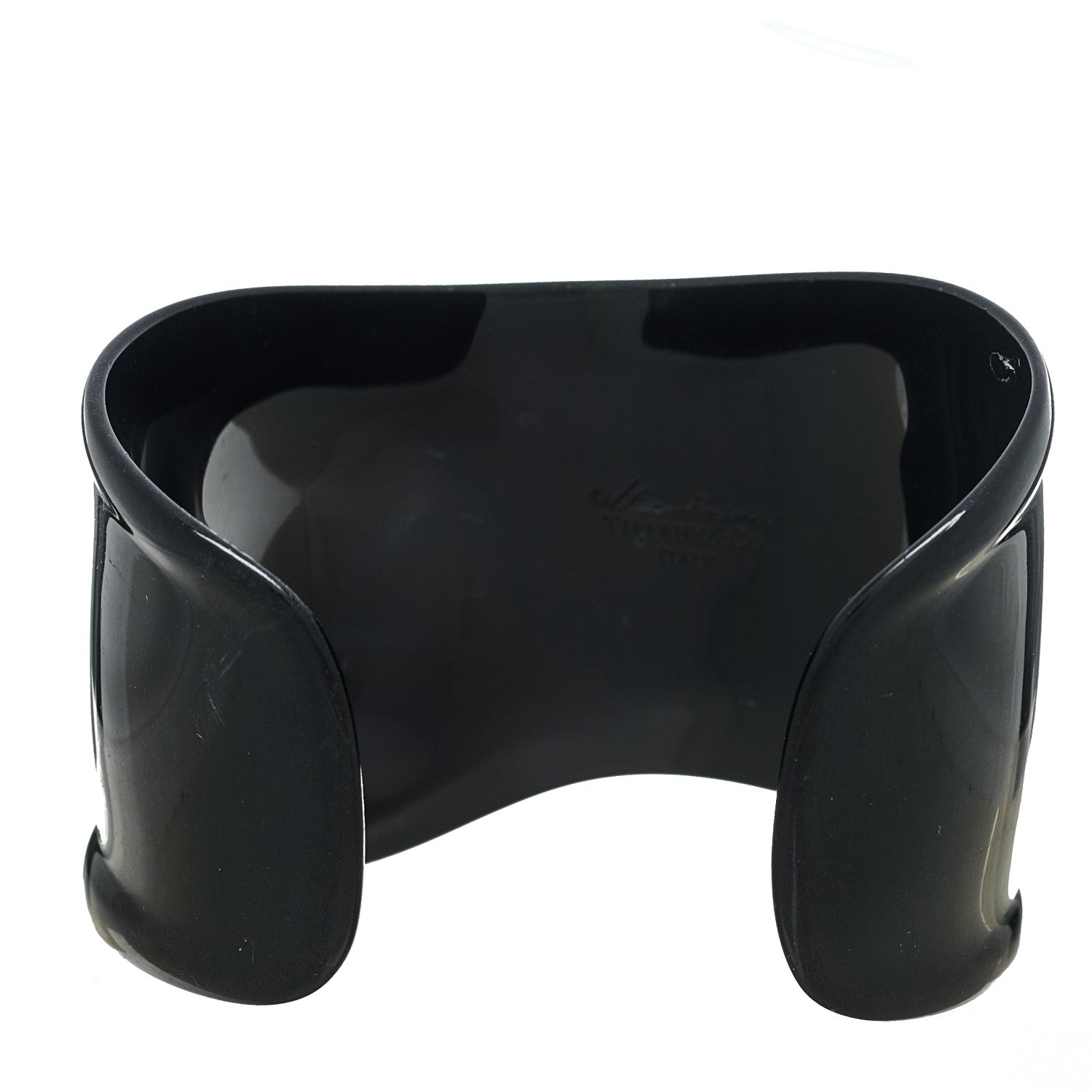 Tiffany Ruthenium Medium Elsa Peretti Left Wrist Bone Cuff Bracelet Black 2 of 3