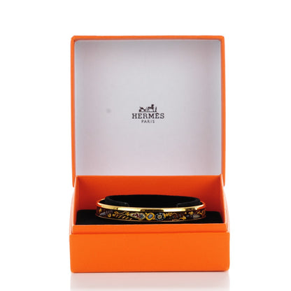 Hermes Enamel Printed Narrow Flacons Bracelet 65 5 of 5