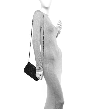 Chanel Caviar Quilted Wallet on Chain WOC Black 2 of 11