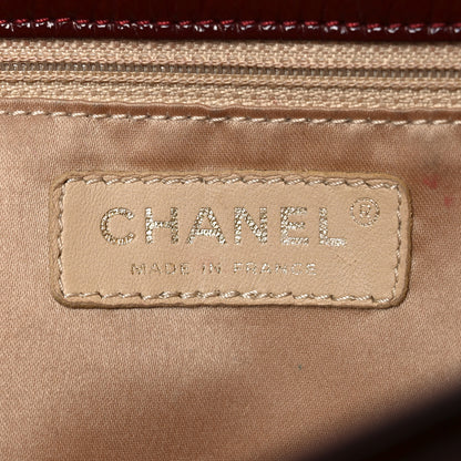 Chanel Vinyl Rock and Chain Medium Flap Bordeaux 6 of 11