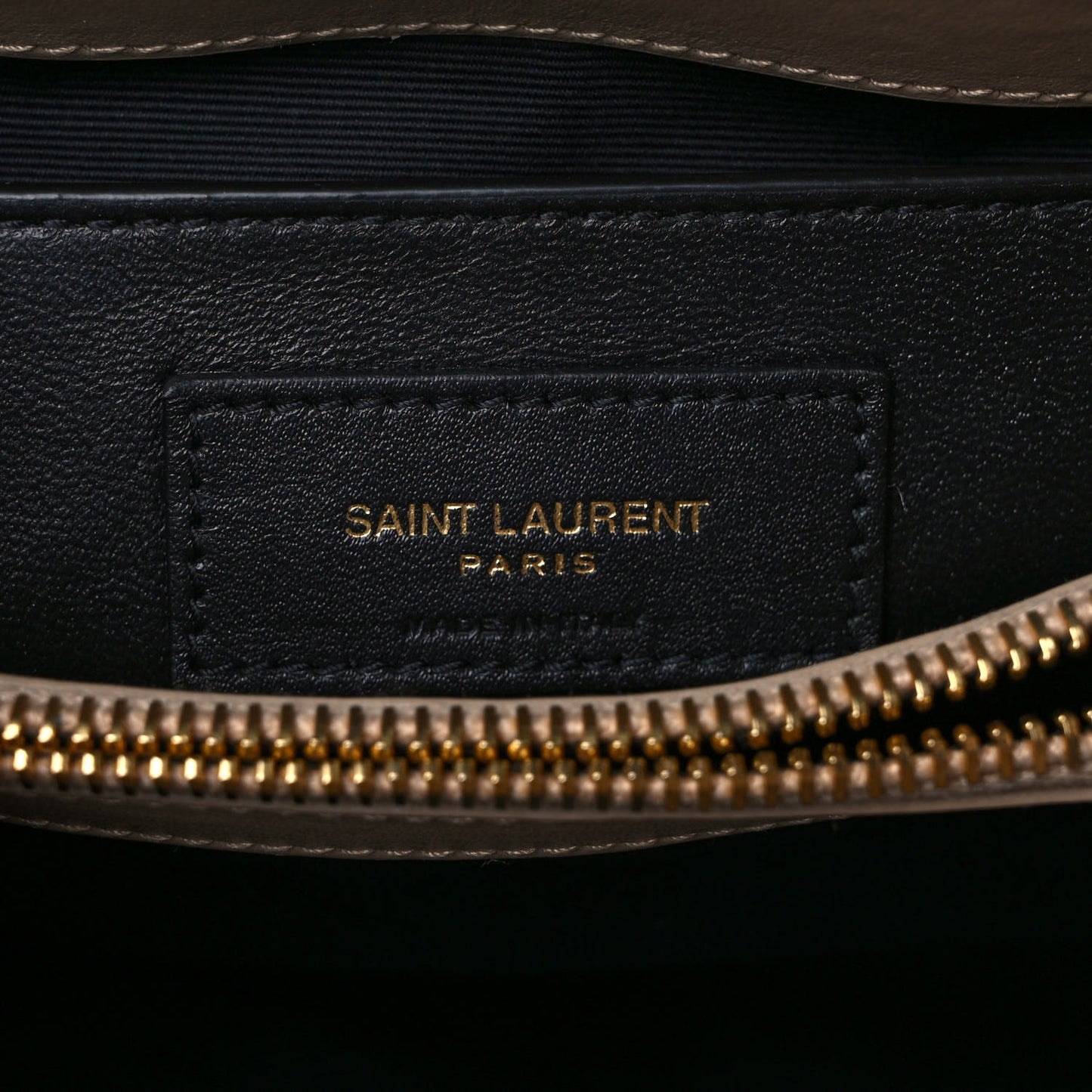 Calfskin Y Quilted Monogram Small Loulou Chain Satchel Dark Beige