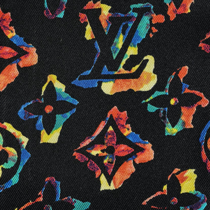 Louis Vuitton Silk Monogram Rainbow Bandeau Black 5 of 5