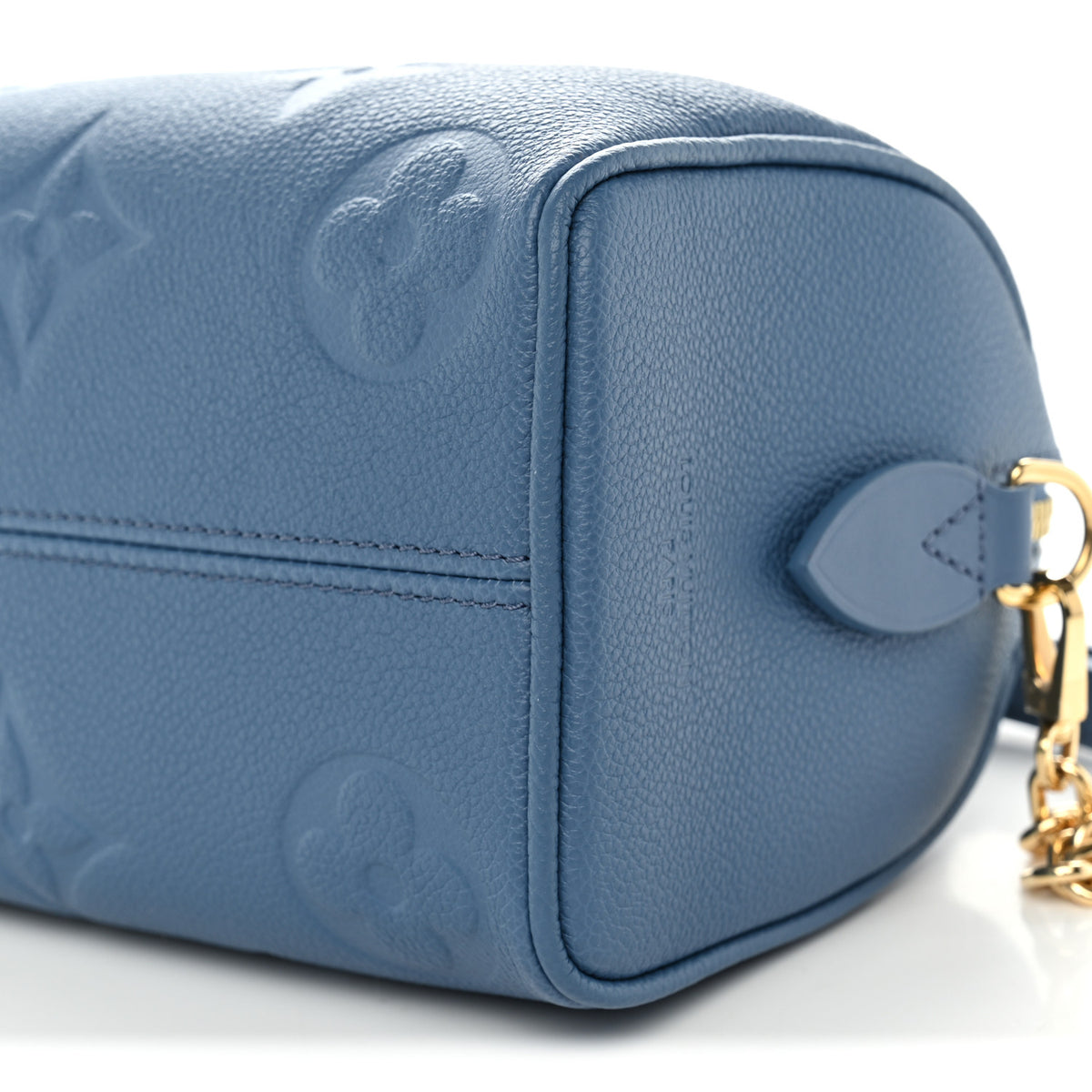 Empreinte Monogram Giant Speedy Bandouliere 20 Blue Jean