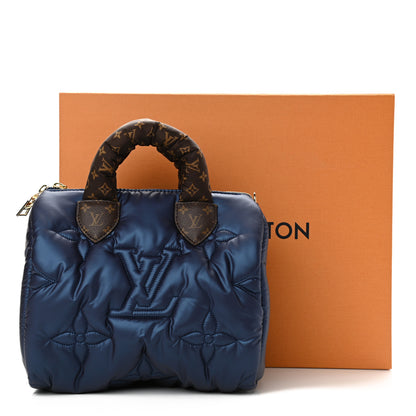 Louis Vuitton Econyl Mini Monogram Pillow Speedy Bandouliere 25 Navy 9 of 9