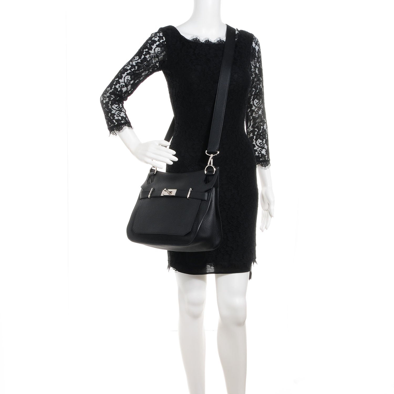 Hermes Taurillon Clemence Jypsiere 31 Black 2 of 9