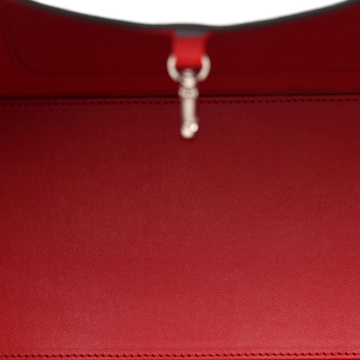 Christian Louboutin Crocodile Embossed Calfskin Spiked Small Cabarock Shopper Tote Black 5 of 9