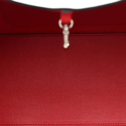 Christian Louboutin Crocodile Embossed Calfskin Spiked Small Cabarock Shopper Tote Black 5 of 9