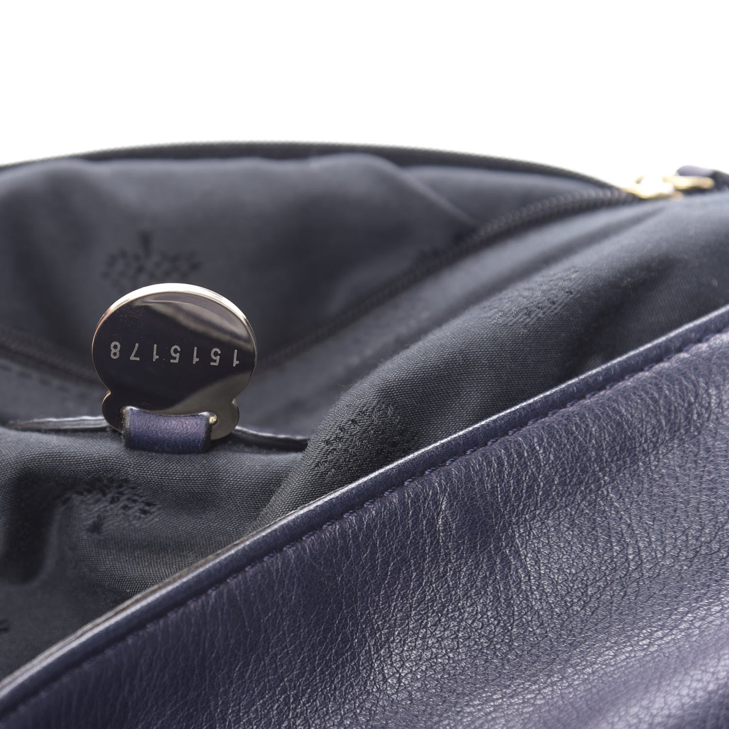 Mulberry Soft Grain Calfskin Oversized Tillie Satchel Nightshade Blue 8 of 15
