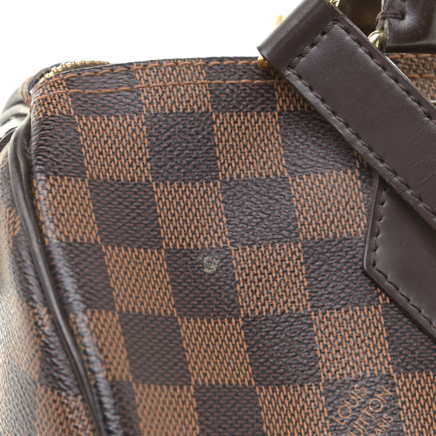 Louis Vuitton Damier Ebene Speedy Bandouliere 30 10 of 14