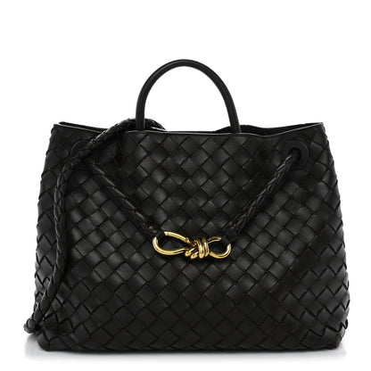 Bottega Veneta Nappa Intrecciato Medium Andiamo Shoulder Bag Fondant 1 of 9