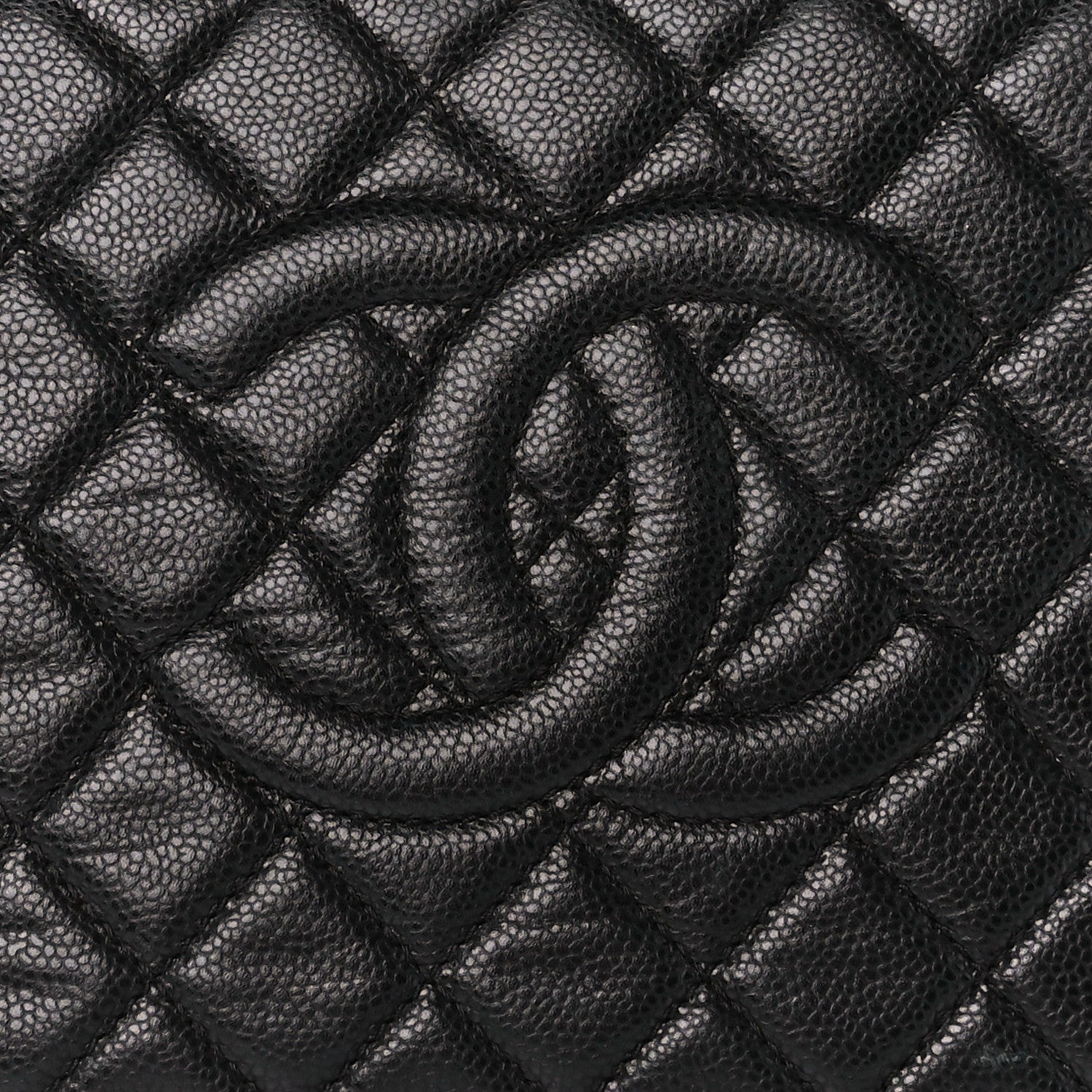 Chanel Caviar Quilted CC Beauty Clutch Black 8 of 10