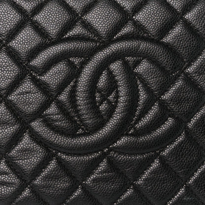 Chanel Caviar Quilted CC Beauty Clutch Black 8 of 10