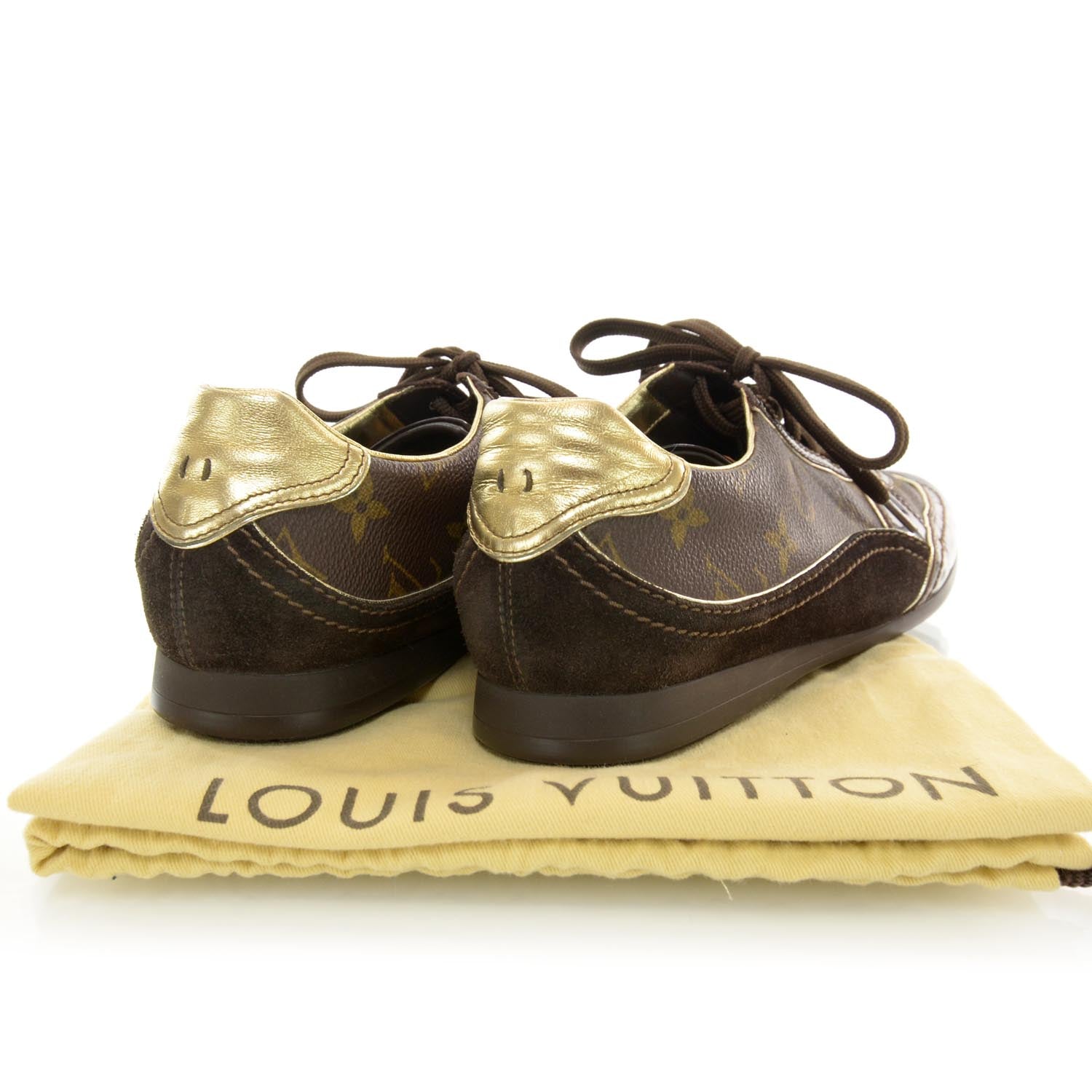 Louis Vuitton Patent Monogram Globe Trotter Sneakers 37.5 3 of 6