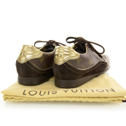 Louis Vuitton Patent Monogram Globe Trotter Sneakers 37.5 3 of 6
