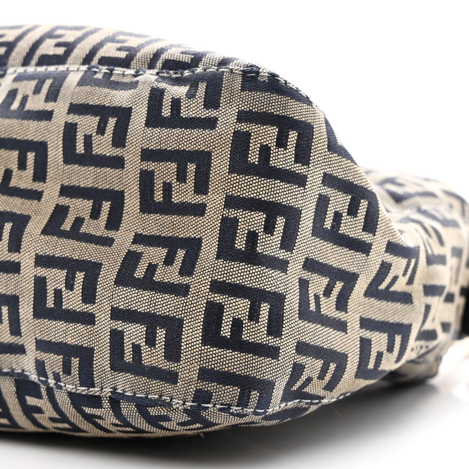 Fendi Zucchino Mini Mama Baguette Navy 9 of 10