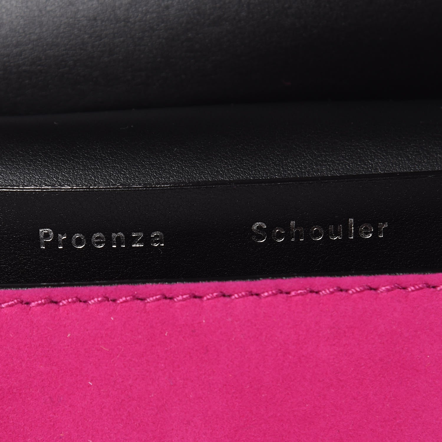 Proenza Schouler Suede Curl Small Chain Clutch Peony 6 of 9