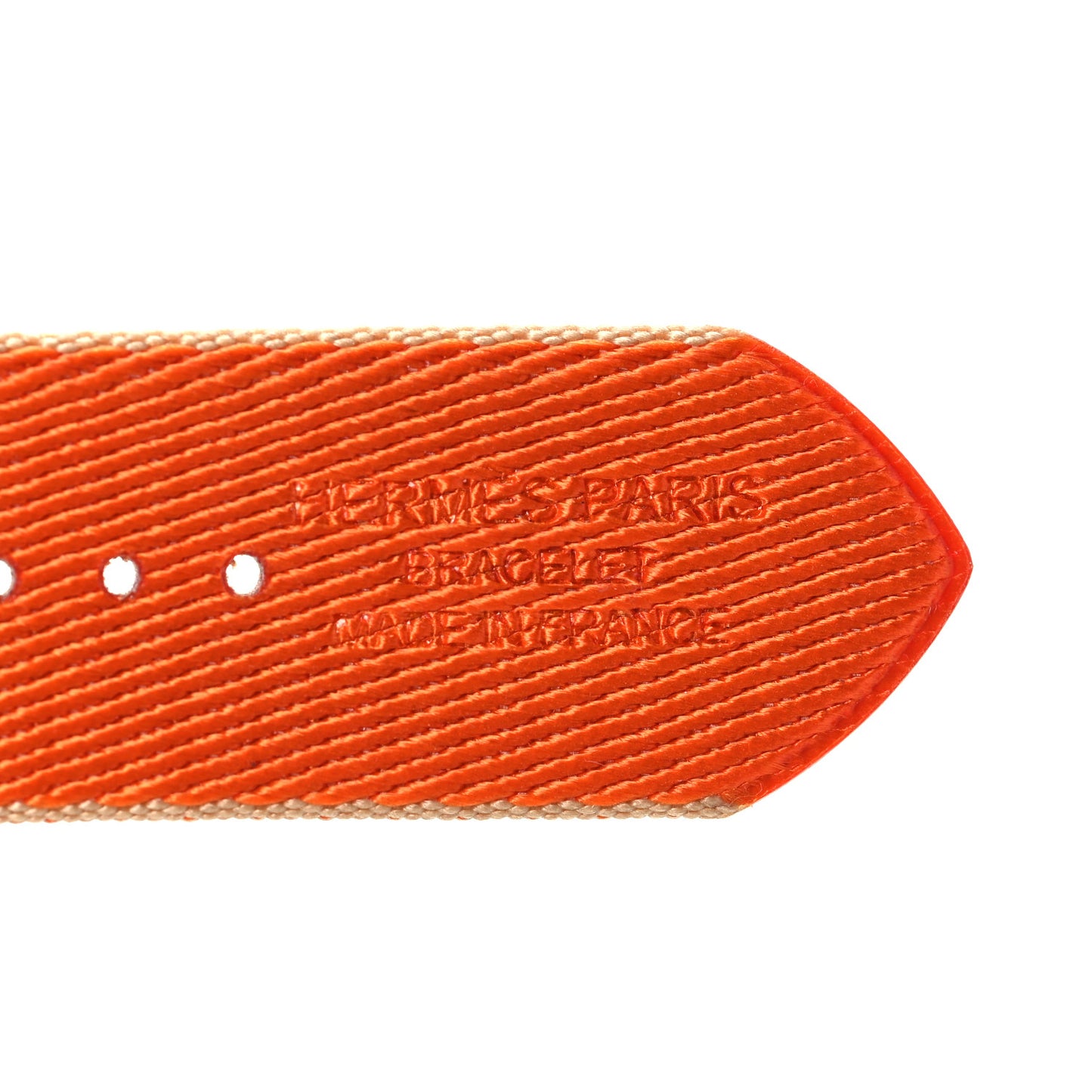 Nylon Weave Apple Watch Single Tour Band 44mm Kraft Orange