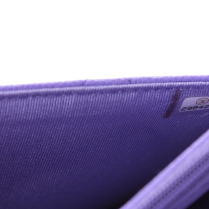 Chanel Caviar Quilted Wallet On Chain WOC Purple 10 of 11