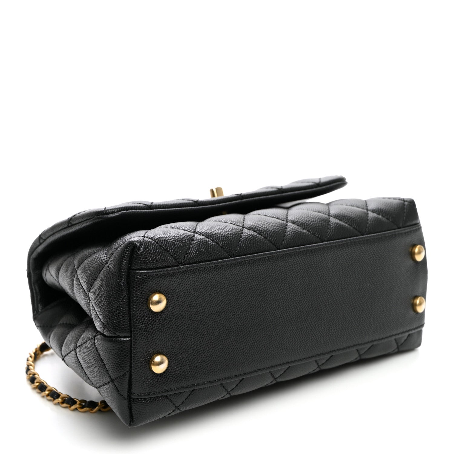 Chanel Caviar Quilted Mini Coco Handle Flap Black 4 of 11