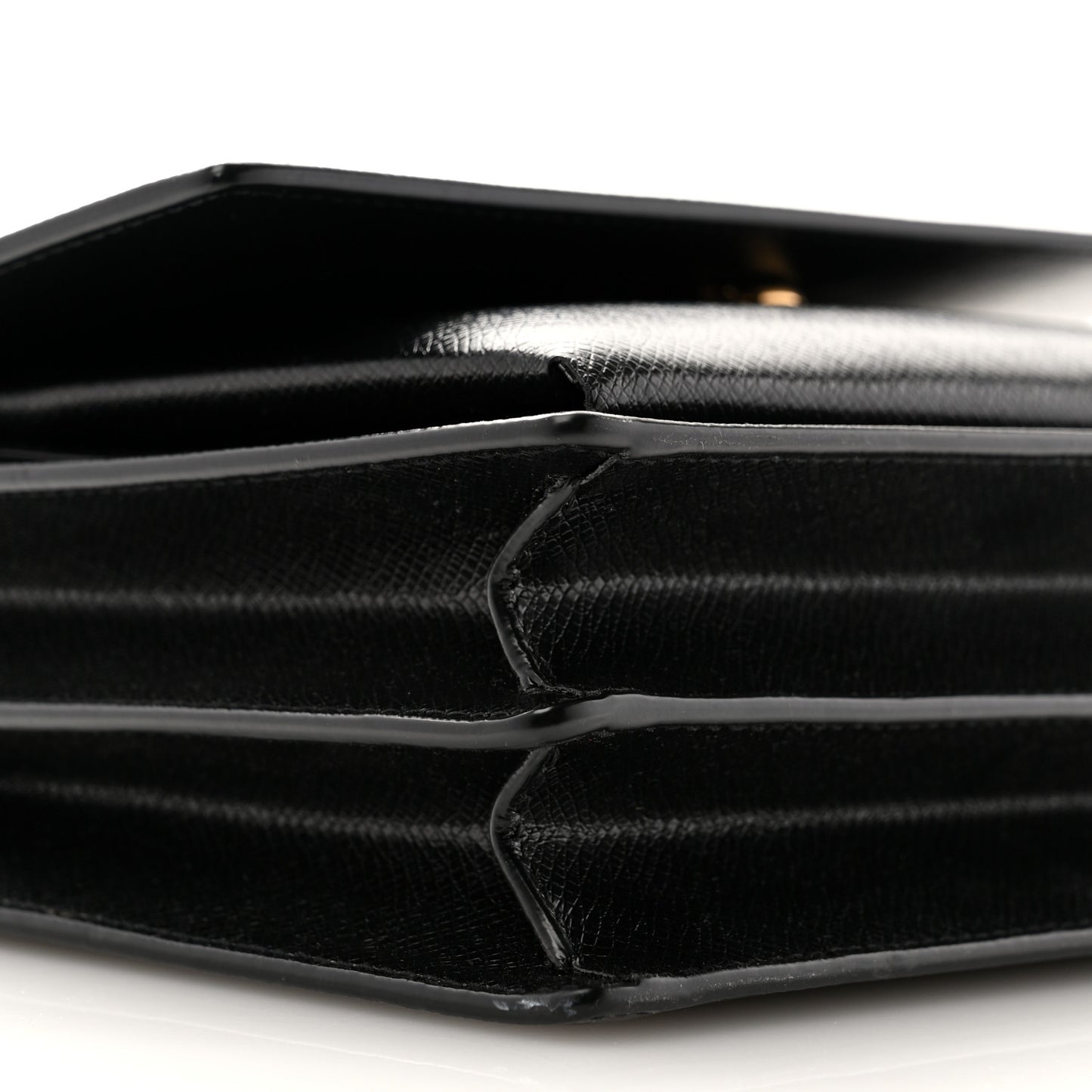 Coated Bark Calfskin Medium Monogram Sunset Black