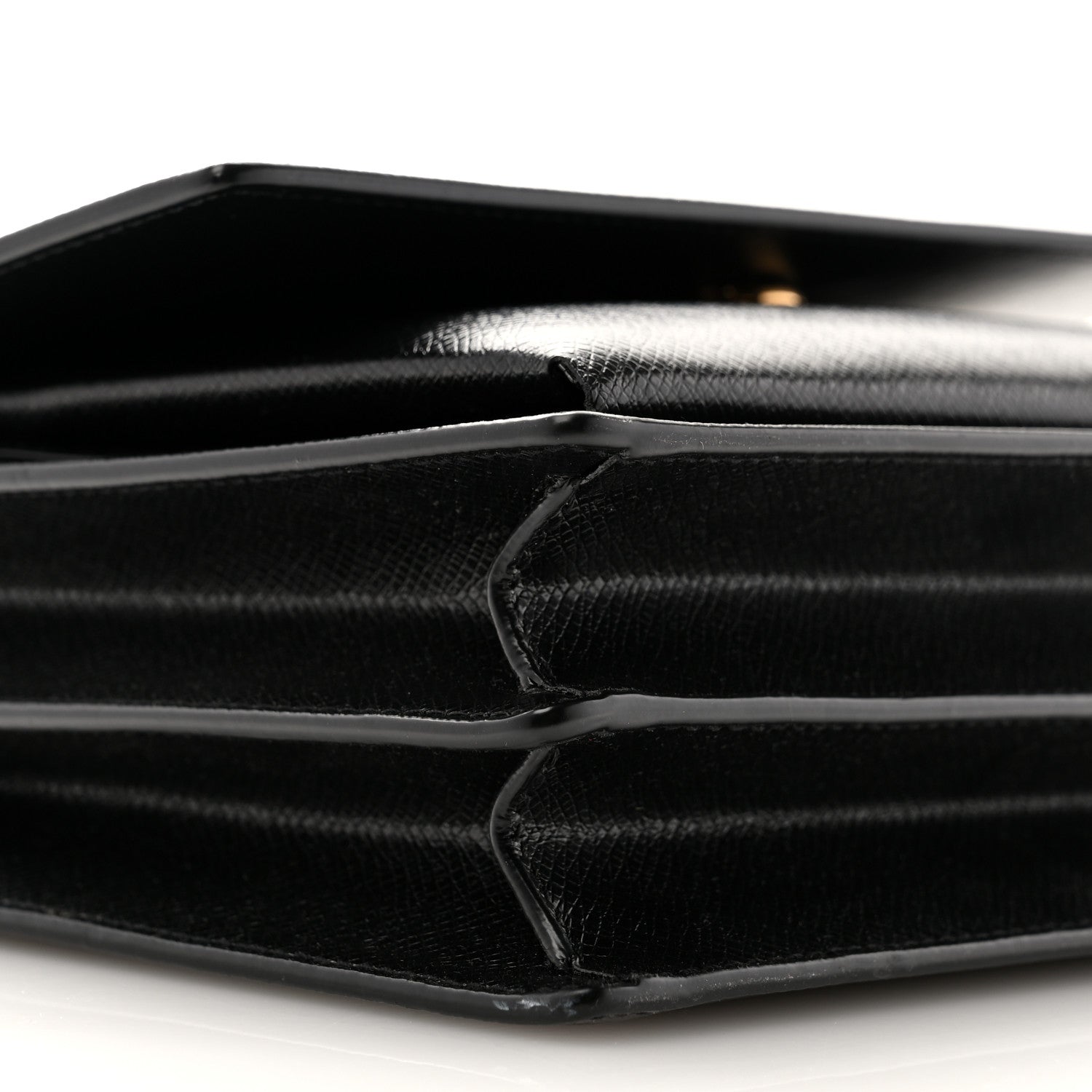 Saint Laurent Coated Bark Calfskin Medium Monogram Sunset Black 8 of 9