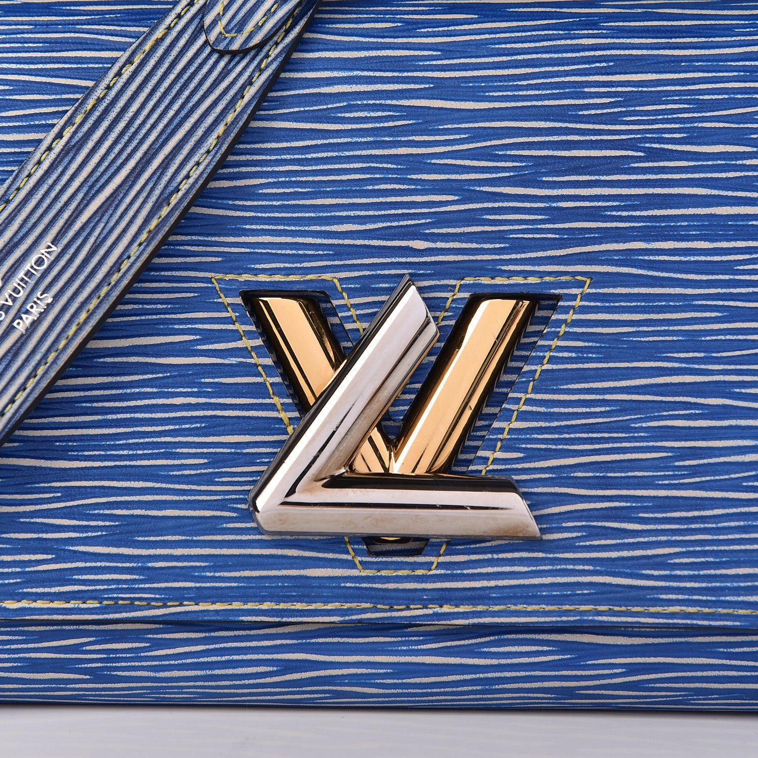 Louis Vuitton Epi Twist Chain Wallet Denim Light 9 of 10