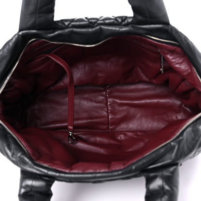 Chanel Lambskin Quilted Large Coco Cocoon Tote Black 5 of 17