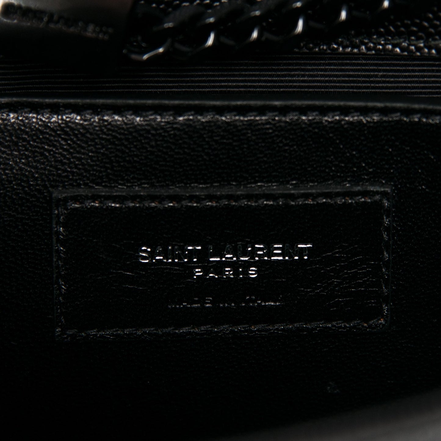 Grain De Poudre Small Monogram Kate Satchel Black