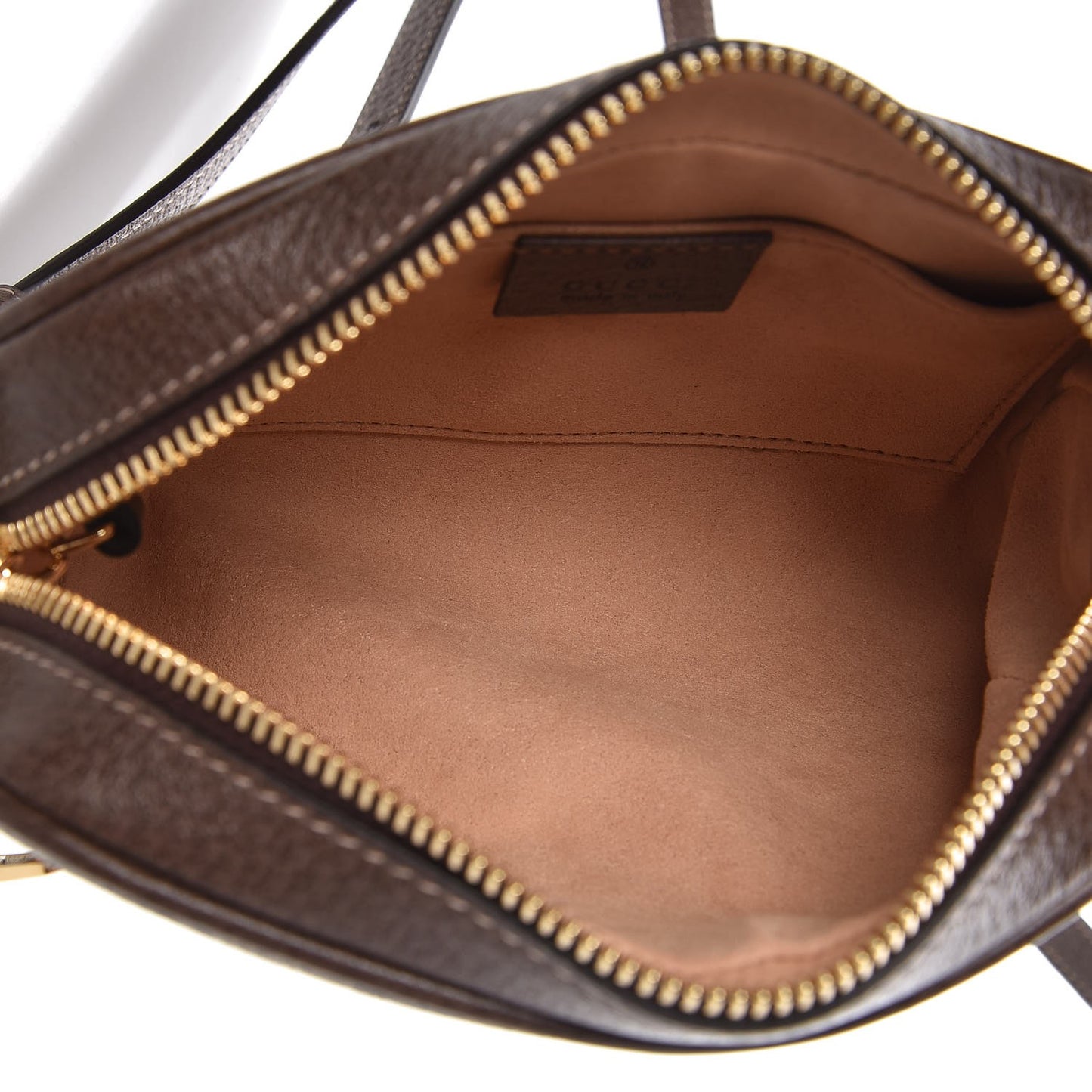GG Supreme Monogram Web Mini Ophidia Shoulder Bag Brown
