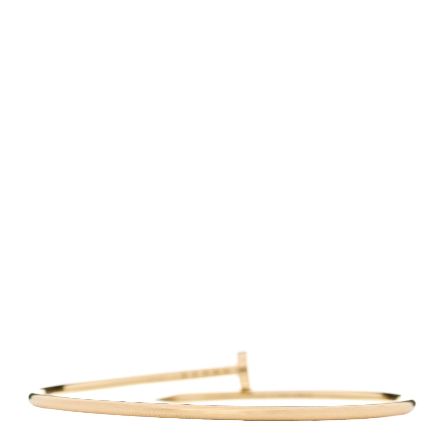 Cartier 18K Yellow Gold Small Juste Un Clou Bracelet 19 2 of 4