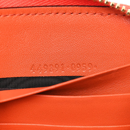 Gucci Microguccissima Zip Around Wallet Sun Orange 7 of 8