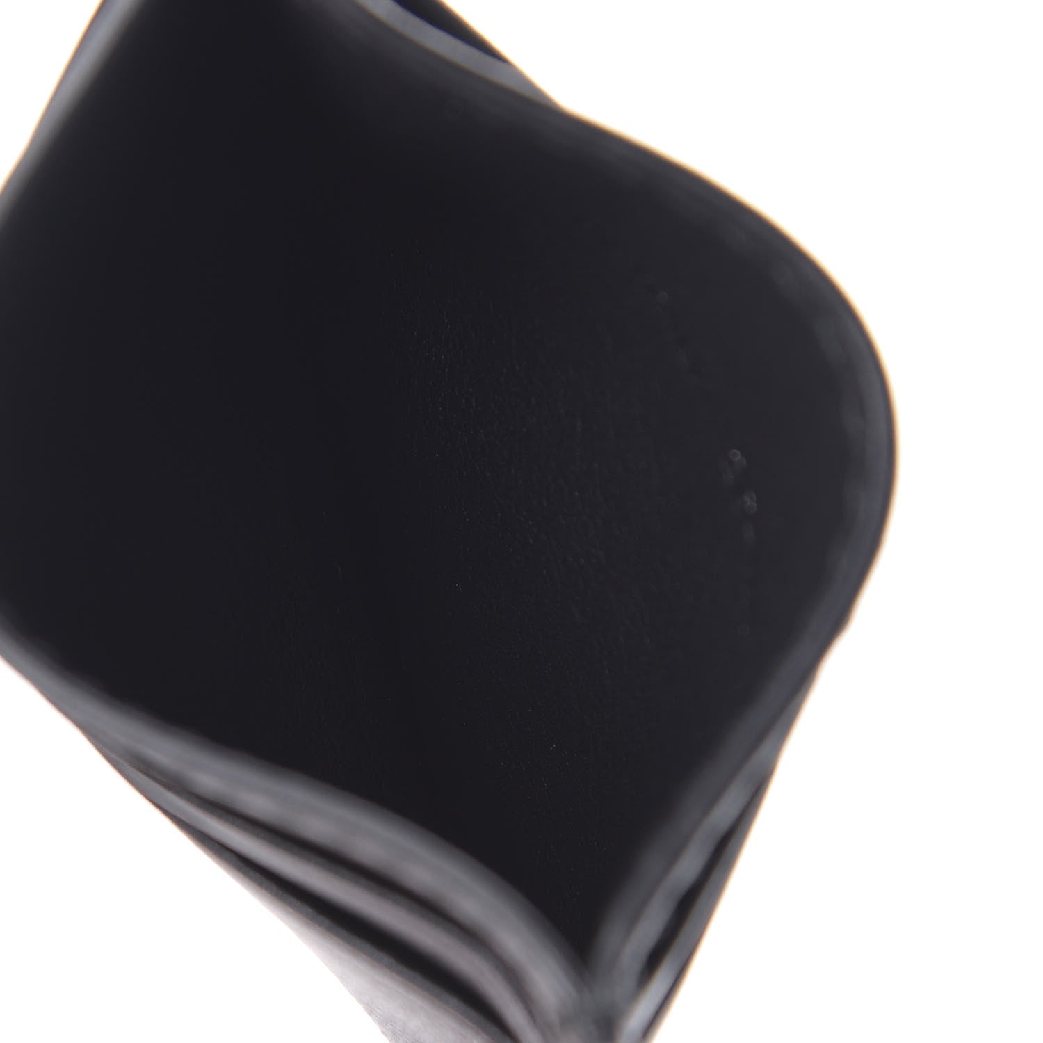Christian Dior Calfskin D-Fence Card Holder Black 6 of 9