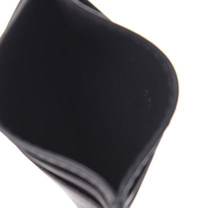 Christian Dior Calfskin D-Fence Card Holder Black 6 of 9