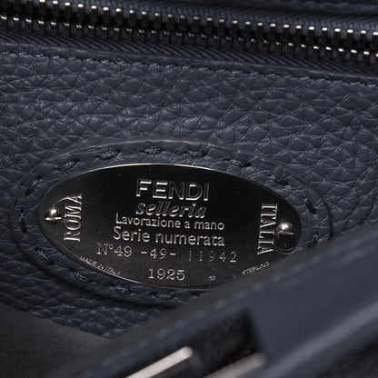Fendi Cuoio Romano Selleria Elaphe Lace Up Medium Peekaboo Iconic Satchel Tempesta 8 of 16