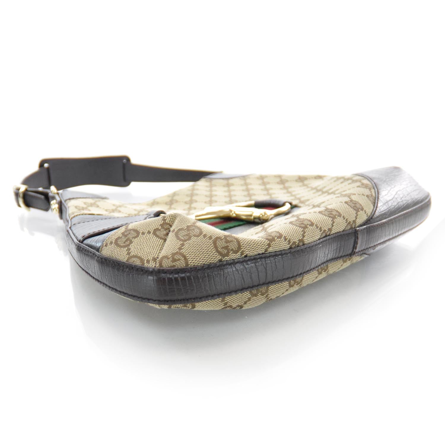 Gucci Monogram Hasler Shoulder Bag Ebony 4 of 7