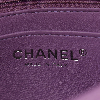 Chanel Lambskin Quilted Mini Square Flap Purple 6 of 10