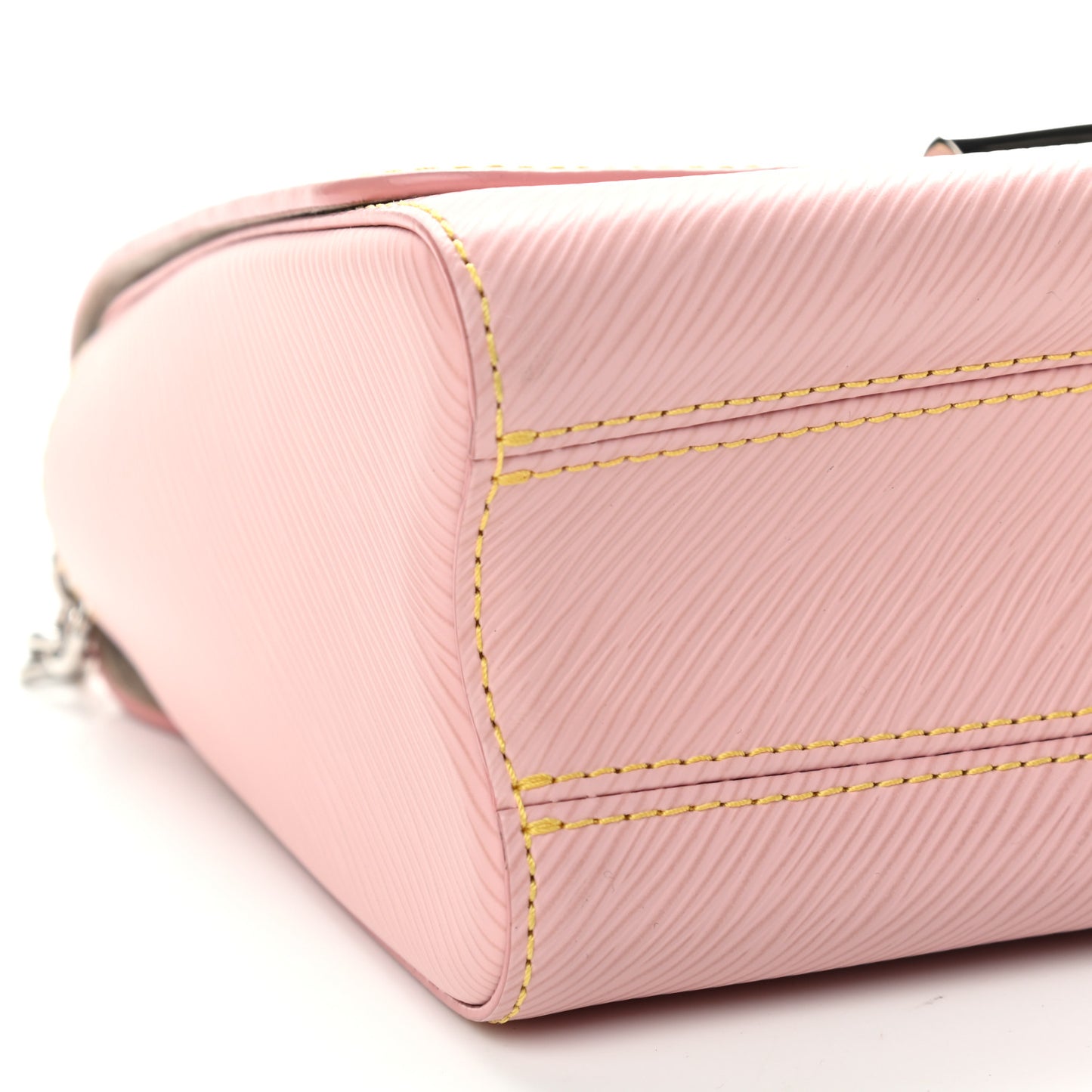 Epi Twist Shoulder Bag MM Rose Ballerine