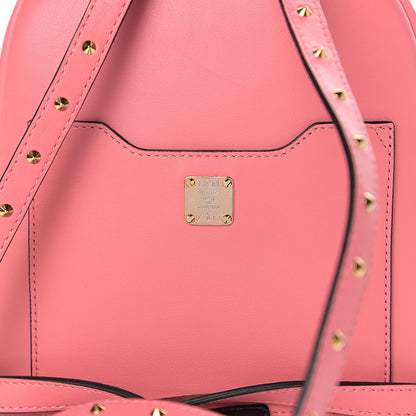 MCM Calfskin Mini Duchess Polke Studs Backpack Pink 8 of 9