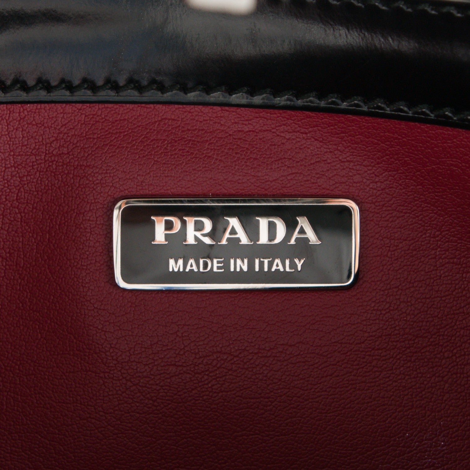 Prada Spazzolato Studded Mini Crossbody Bag Nero Black 6 of 6