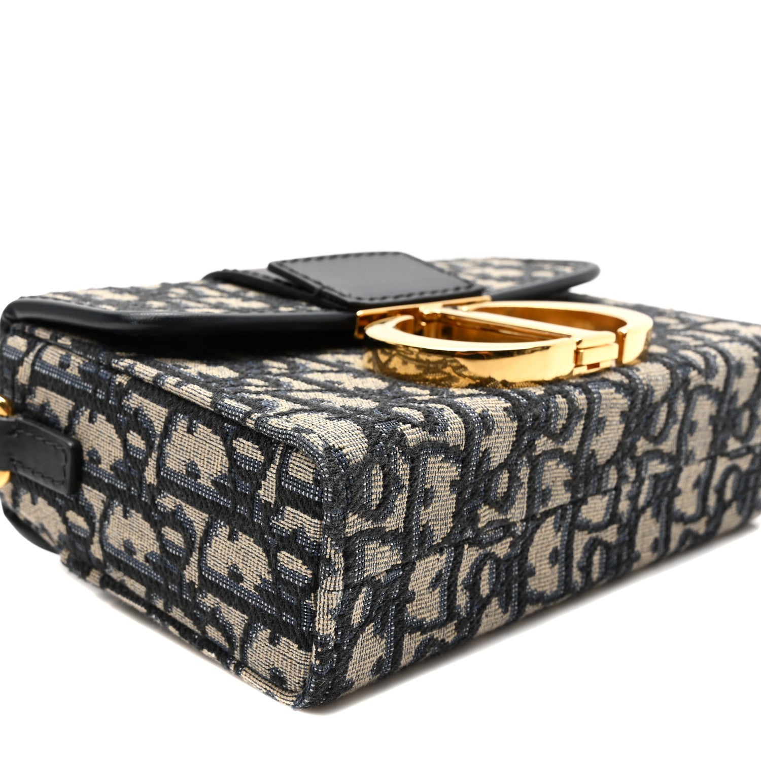 Christian Dior Oblique 30 Montaigne Box Bag Blue 8 of 9