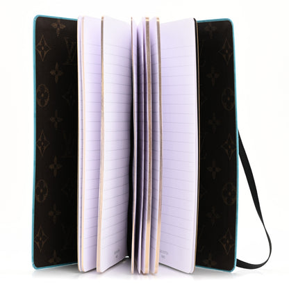 Louis Vuitton LV x TM Jane Superflat Notebook MM Turquoise 5 of 7