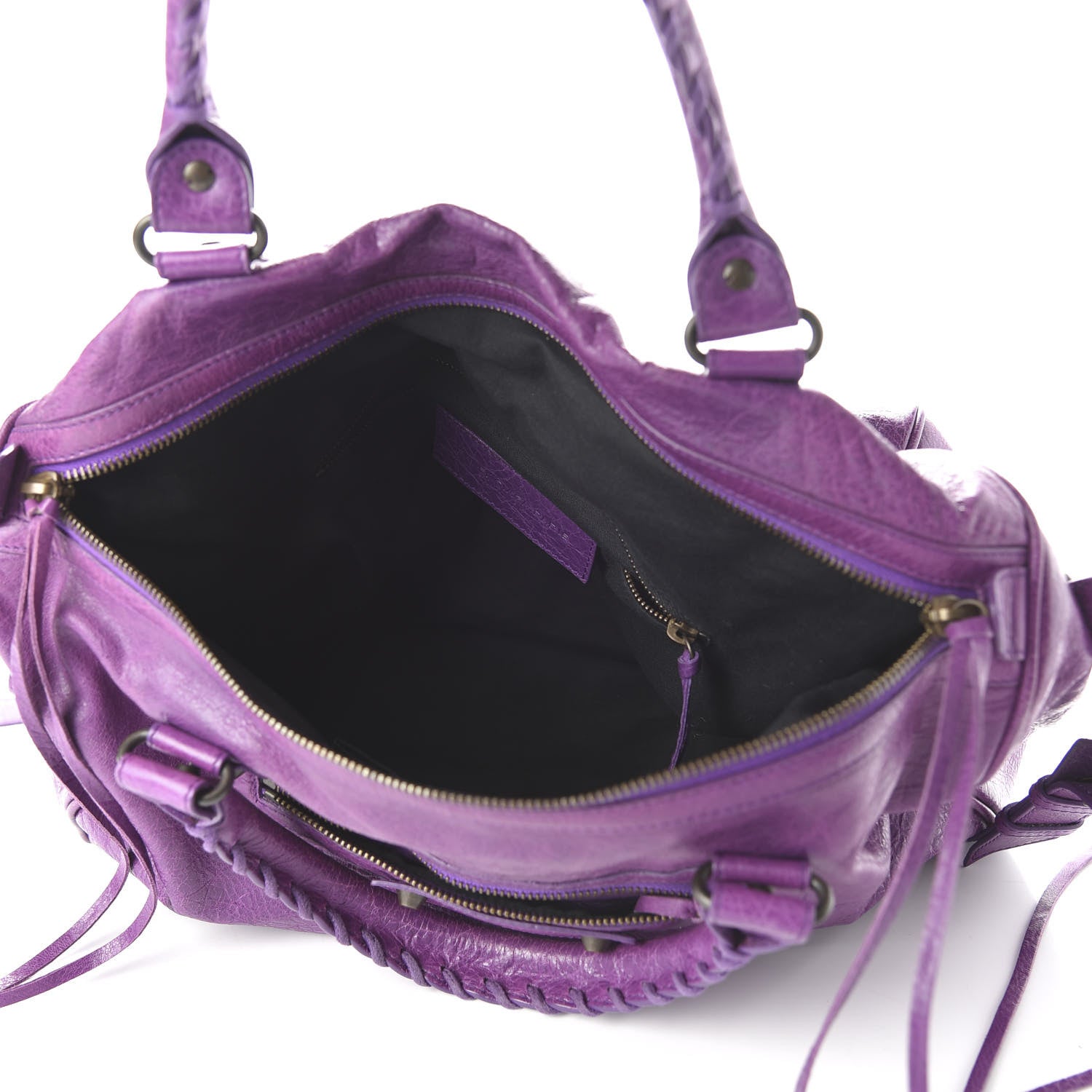 Balenciaga Agneau Classic Hardware Boston Ultraviolet 6 of 11