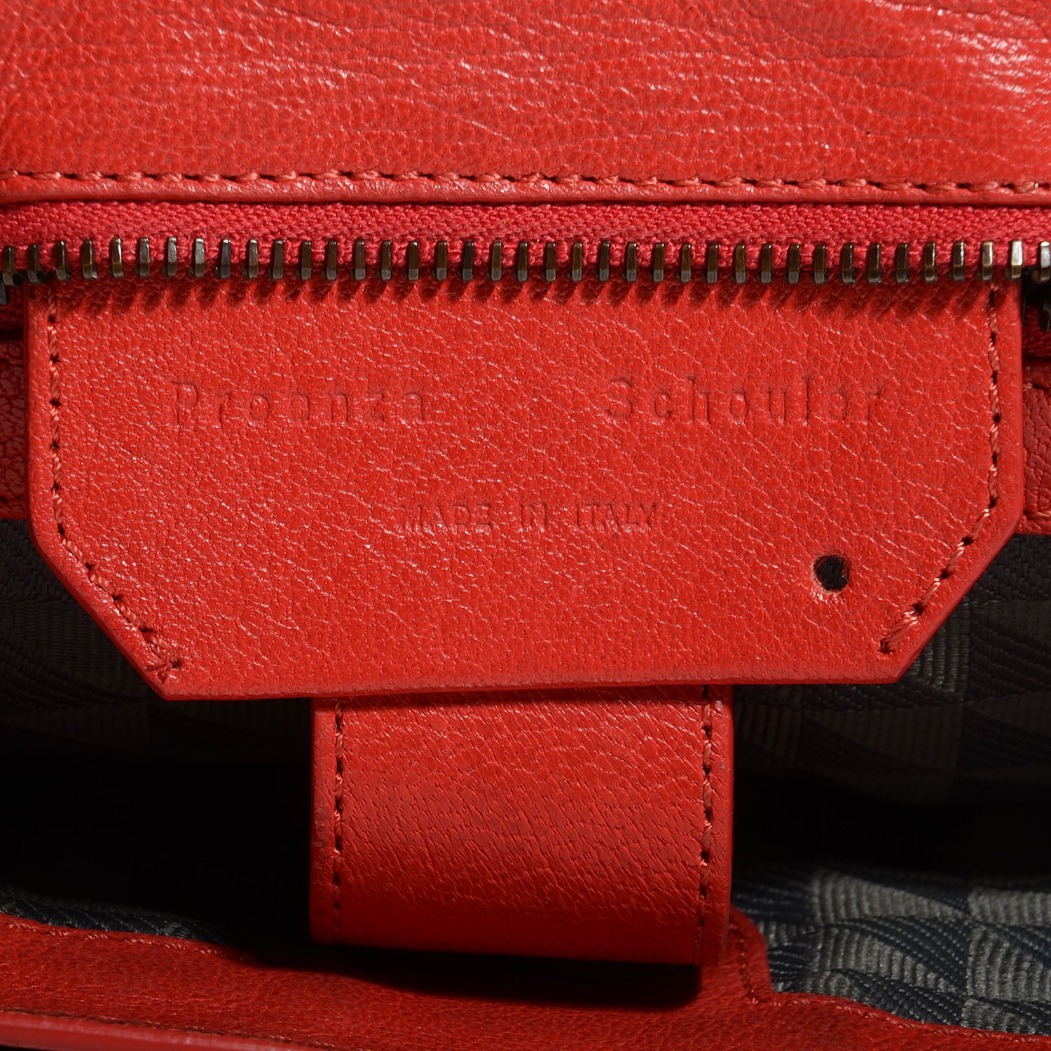 Proenza Schouler Lambskin Large PS1 Satchel Poppy 11 of 14