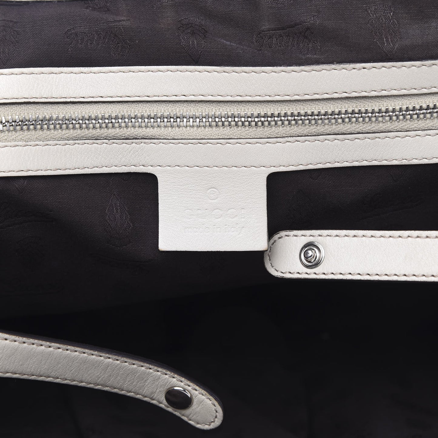 Guccissima Medium GG Twins Tote Off White