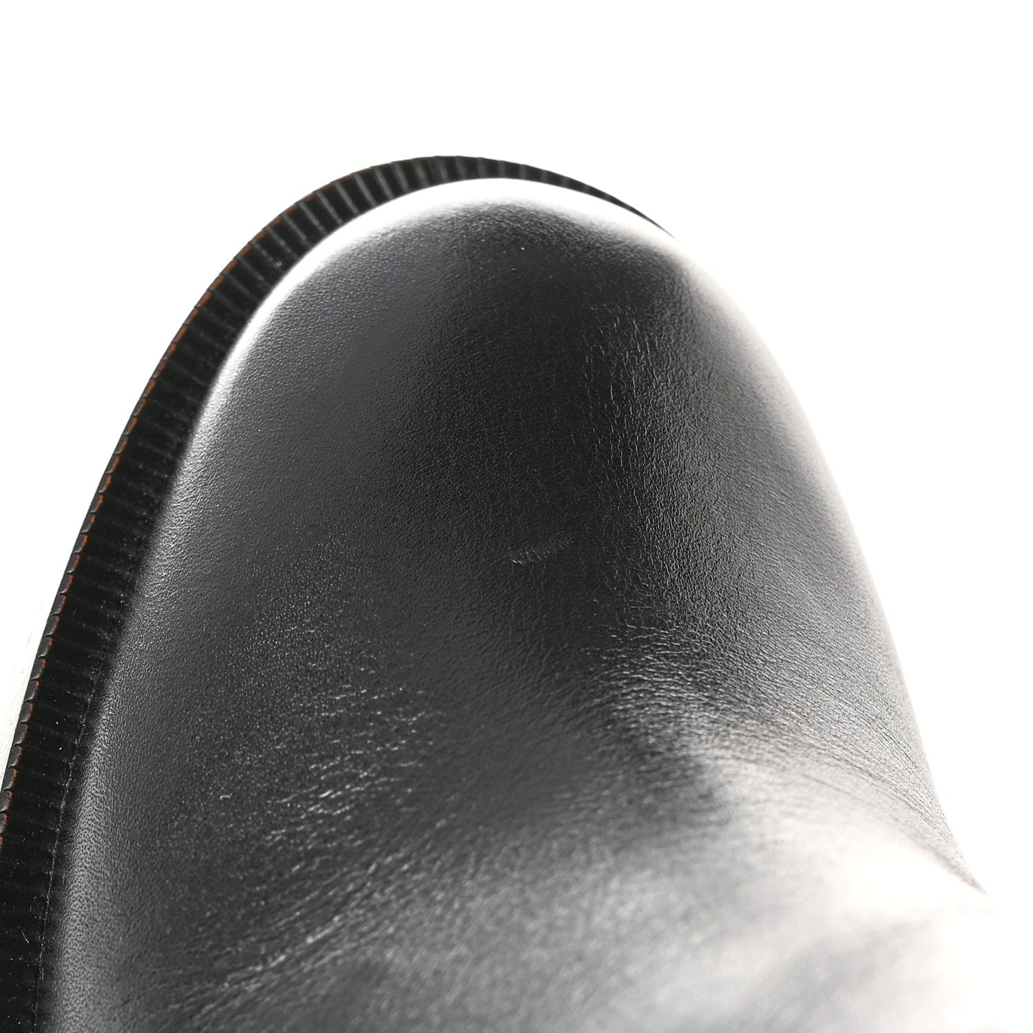 Fendi Vitello Karligraphy Embossed Ankle Boots 38.5 Black 10 of 15