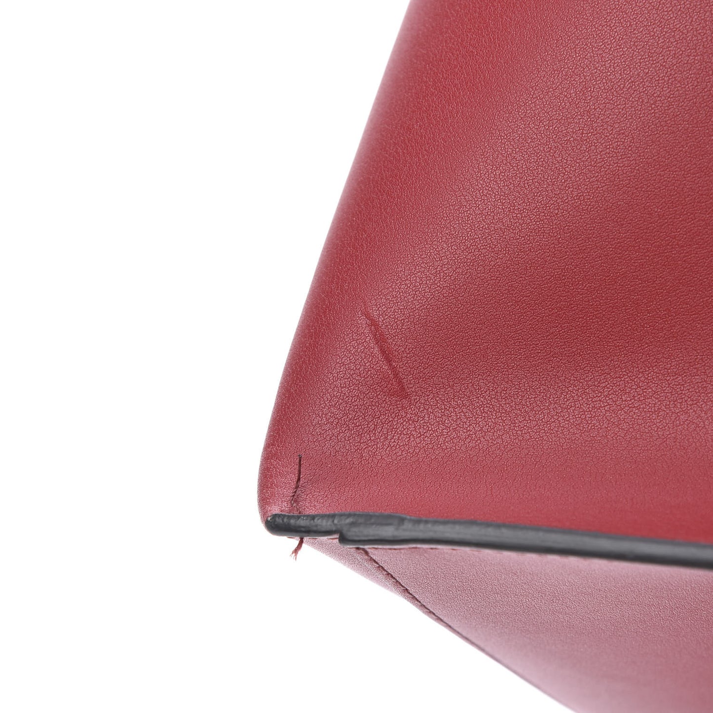 Calfskin Medium GV Shopper Tote Dark Red