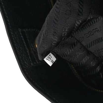 Prada Vitello Phenix Tote Black 7 of 10