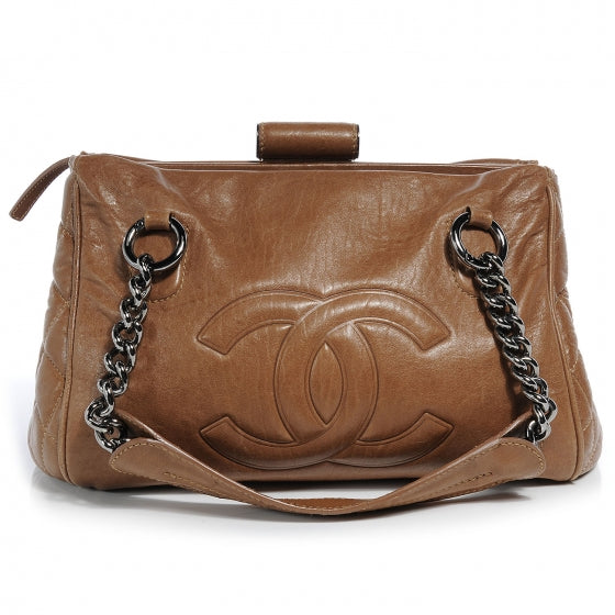 Chanel Calfskin Small Perfect Day Tote Brown 1 of 9